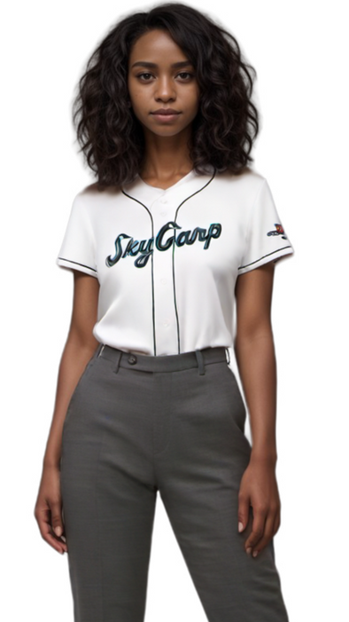 Beloit Sky Carp White Home Replica Jersey