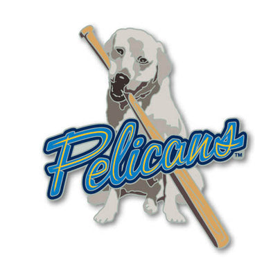 Myrtle Beach Pelicans Pro Specialties Group Slider the Bat Dog Lapel Pin
