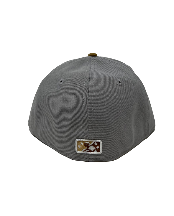 Buffalo Bisons Retro Slide Gray Wheat 5950 Cap