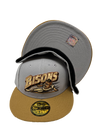 Buffalo Bisons Retro Slide Gray Wheat 5950 Cap