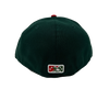 Buffalo Bisons Retro Slide Green Red 5950 Cap