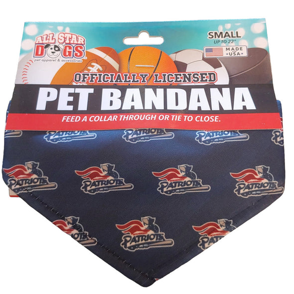 Somerset Patriots Pet Bandana