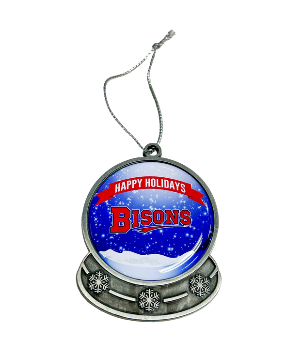 Buffalo Bisons Snow Globe Ornament