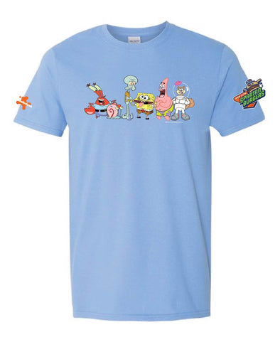 Youth Light Blue Spongebob Tee