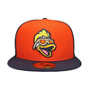 New Era Spruce Head Orange/Navy 59FIFTY Fitted Hat