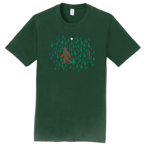 Eugene Emeralds Sasquatch in the Woods T-Shirt