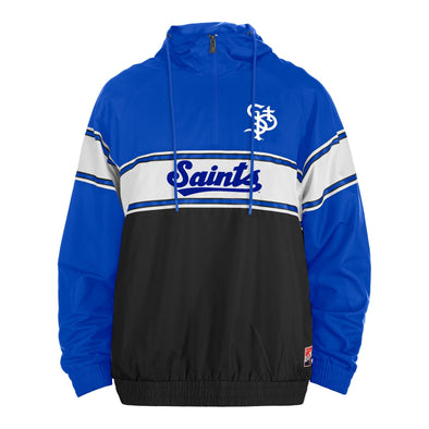 St. Paul Saints New Era Throw-back Quarter-Zip Windbreaker Jacket