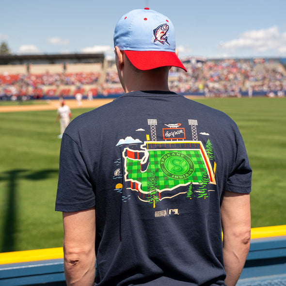 Spokane Indians Baseballism Stadium Tee