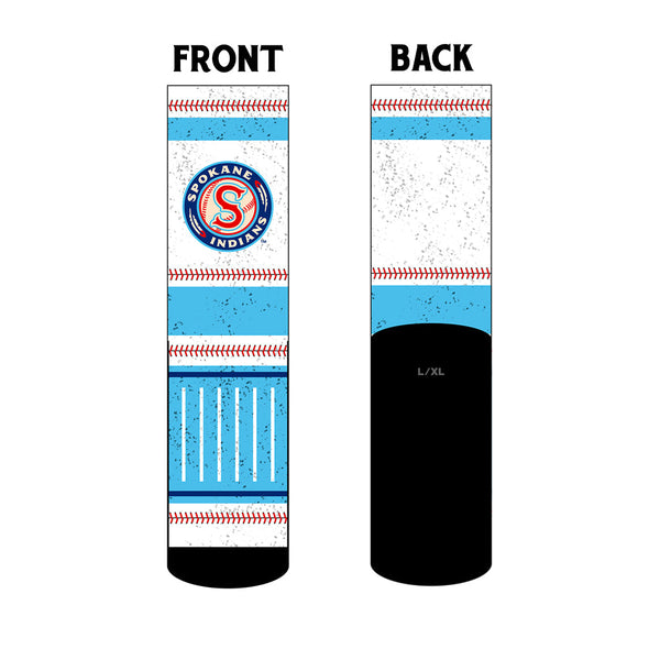 Spokane Indians Stadium Stripe Logo Socks