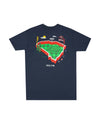 Greenville Drive X Baseballism Navy Stadium Tee