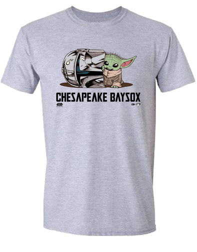 Chesapeake Baysox ADULT Star Wars Gorgu GRAY