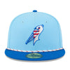 Myrtle Beach Pelicans New Era 2025 4th of July 59Fifty Cap