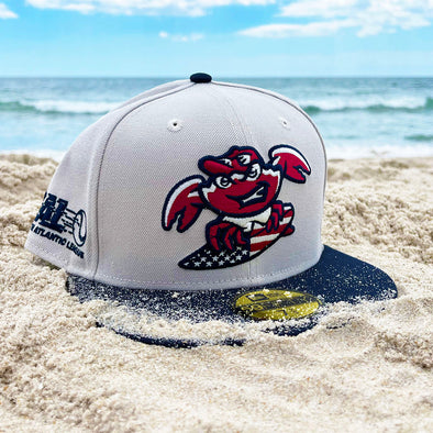 Jersey Shore BlueClaws New Era 59FIFTY July4th On-Field Fitted Cap 2024