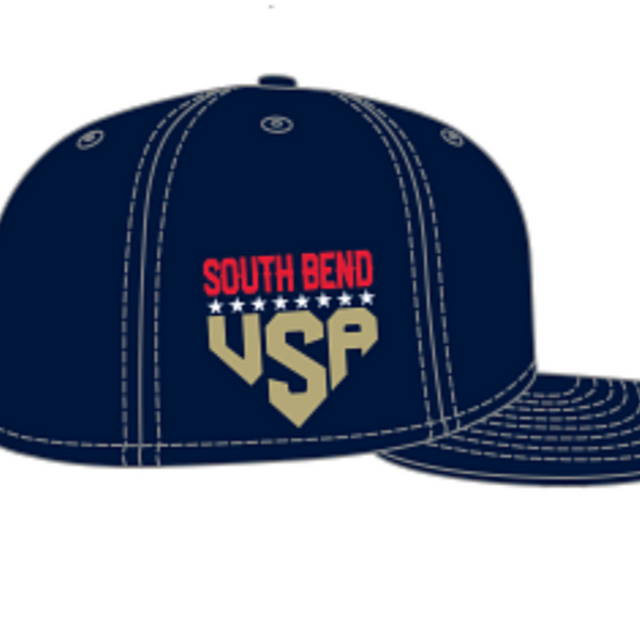 South Bend Cubs New Era 59Fifty Fitted Authentic On Field Stars & Stripes Cap