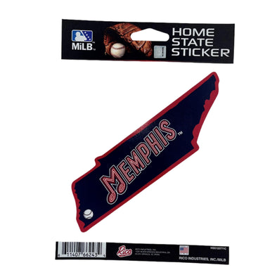 Memphis Redbirds State Decal