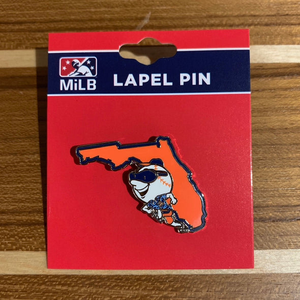 St. Lucie Mets State Mascot Lapel Pin