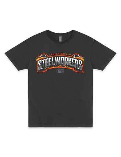 Lehigh Valley IronPigs SteelWorkers MILB GRAY Tee