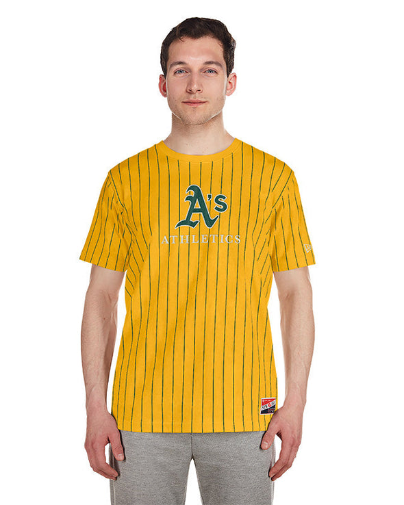 STEVE GOLD STRIPED A'S T, ATHLETICS