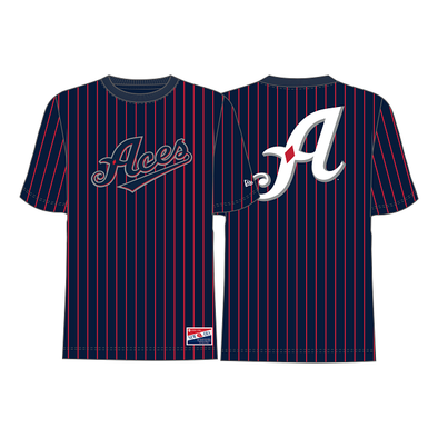 Reno Aces Throwback Striped New Era Tee