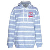 Spokane Indians Ladies Blue Striped Hoodie