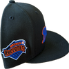 NEW ERA 5950 BLACK SCRIPT FITTED CAP
