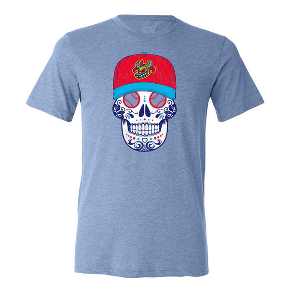 Scranton Wilke's-Barre RailRiders 108 Stitches Copa Sugar Skull Tee