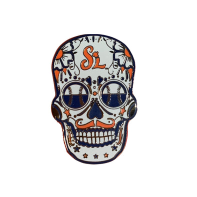 St. Lucie Mets Sugar Skull Lapel Pin