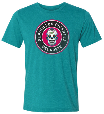 Los Pepinillos Picantes del Norte 108 Stitches Sugar Skull Tee