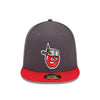 Fort Wayne TinCaps On-Field: 59FIFTY Alternate Charcoal/Gray Cap