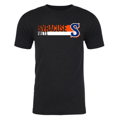 Syracuse Mets 108 Stitches Black Fade Tee