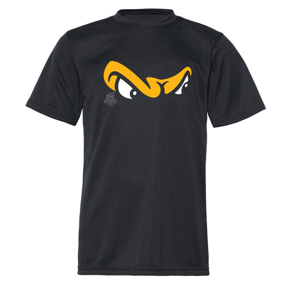 Toledo Mud Hens Black Birdwatcher Youth Performance T