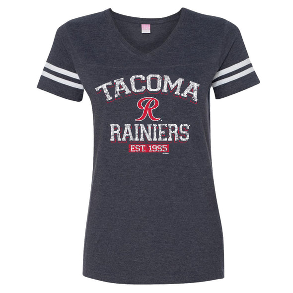 Tacoma Rainiers Women's Navy Brynner Vintage Tee