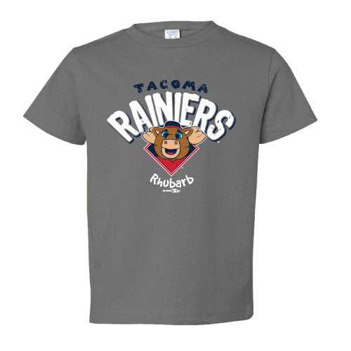 Tacoma Rainiers Toddler Charcoal Rhubarb Tee