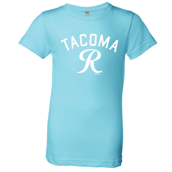 Tacoma Rainiers Girls Blue Tacoma R Tee