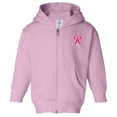 Tacoma Rainiers Infant / Toddler Pink Full Zip Hood