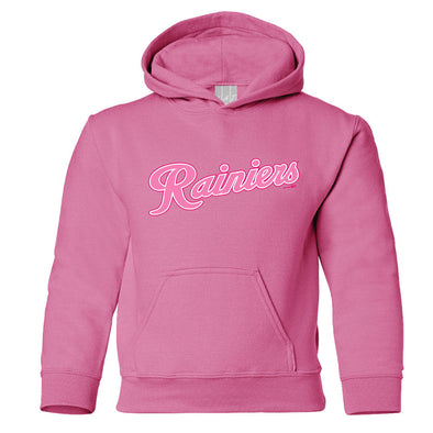 Tacoma Rainiers Youth Pink Script Hood