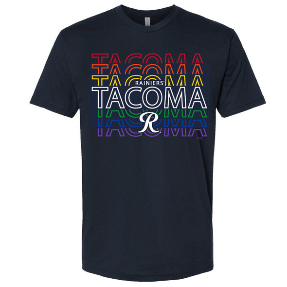 Tacoma Rainiers Navy Tacoma Pride Tee