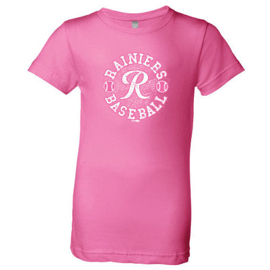 Tacoma Rainiers Girls Pink Zeb Tee