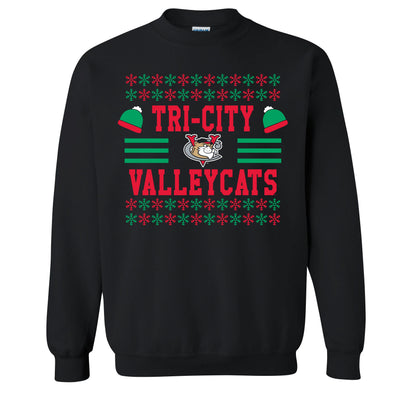 ValleyCats Ugly Sweater Crewneck Sweatshirt