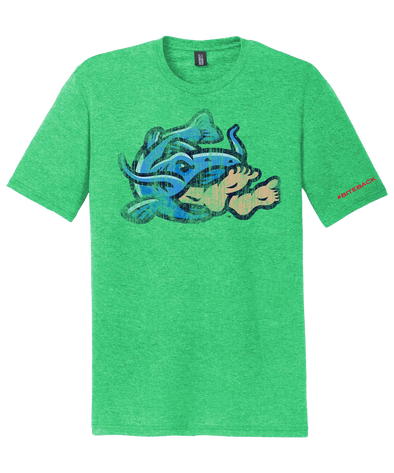 Noodlers Distressed Green T Shirt