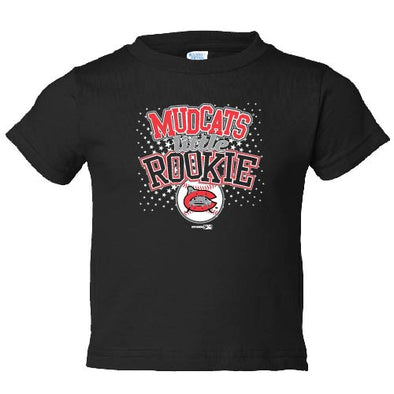 Carolina Mudcats Infant Black Little Rookie Tee