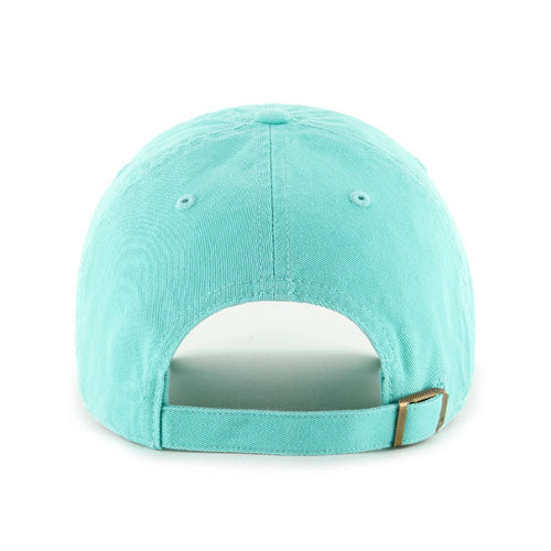 MYRTLE BEACH PELICANS 47 BRAND TIFFANY BLUE ALTERNATE CLEAN UP ADJUSTABLE CAP