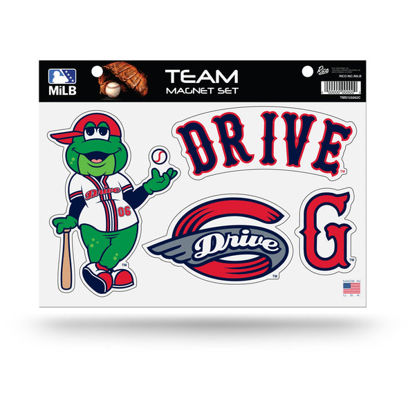 Greenville Drive Rico Team Magnet Set