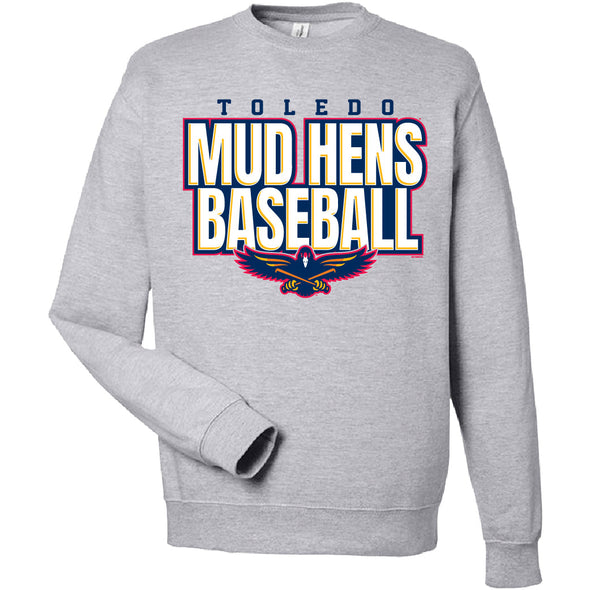 Toledo Mud Hens Brace Real Bird Crewneck