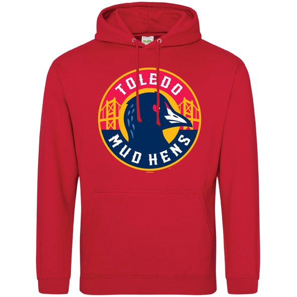 Toledo Mud Hens Real Hen Bridge Logo Hood