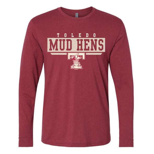 Toledo Mud Hens Castaway Cardinal CVC Long Sleeve T