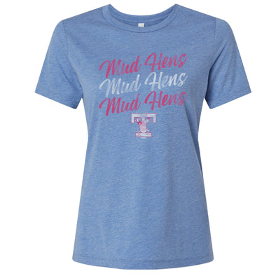 Toledo Mud Hens Casual Ladies Tri-Blend T