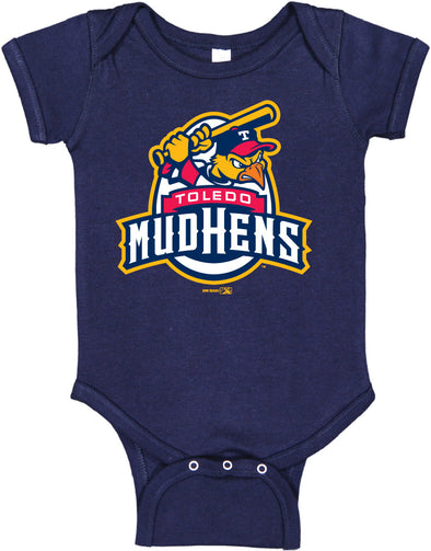 Toledo Mud Hens Official Logo Infant Creeper Onesie