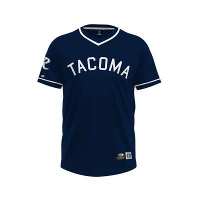 Tacoma Rainiers Authentic Navy Alternate Tacoma Jersey