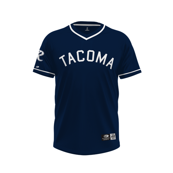 Tacoma Rainiers Authentic Navy Alternate Tacoma Jersey